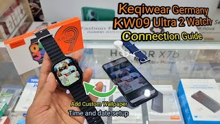 Keqiwear KW09 Ultra 2 SmartWatch Unboxing | Features | Setup Guide