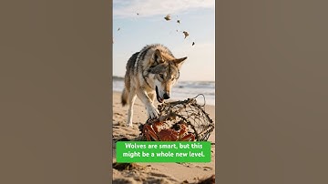 Wild Wolves Just Used a “Tool” — First Ever Caught on Camera 🐺🤯