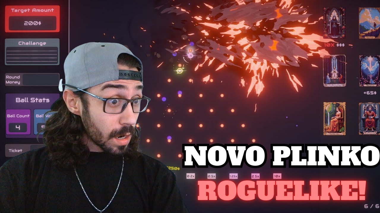 FIZERAM UM ROGUELIKE DE PLINKO MUITO VICIANTE!| Plinbo: Roguelike Plinko