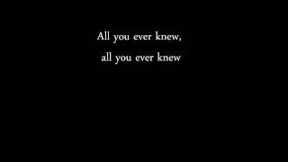 all you ever knew eyes set to kill lyrics