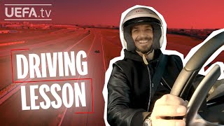 🏎️  ZLATAN IBRAHIMOVIĆ receives a driving masterclass from F1 driver CARLOS SAINZ!