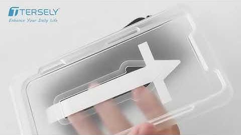Installation guide for T Tersely OneTouch Tempered Glass Screen protector