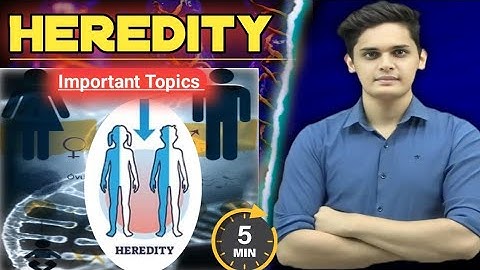 Heredity And Evolution Rapid Revision of Important Topic 5min Biology By Prashant kirad Boards