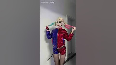 冒充手办～小丑女哈莉奎茵cos 微波炉转场