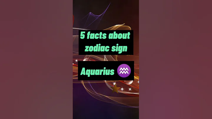 5 facts about zodiac sign || Aquarius ♒ | facts | #zodiacsigns #aquarius - DayDayNews