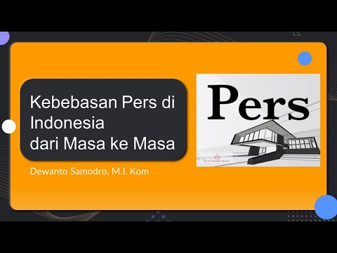 Kebebasan Pers di Indonesia Dari Masa ke Masa