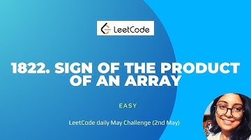 1822. Sign of the Product of an Array | LeetCode May Challenge | C++