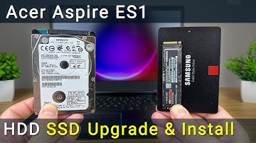 Acer Aspire ES1-532G, ES1-523, ES1-533, ES1-572 Upgrade: HDD Removal and SSD Installation Tutorial