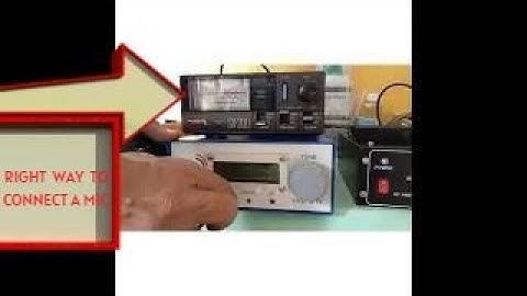 Learn how to connect microphone to Bitx