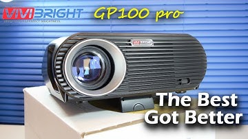 ViviBright GP100 Pro Projector - Best 720p WXGA LED Projector 2017