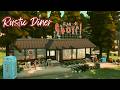 Rustic Diner | Sims 4 Speed Build No CC