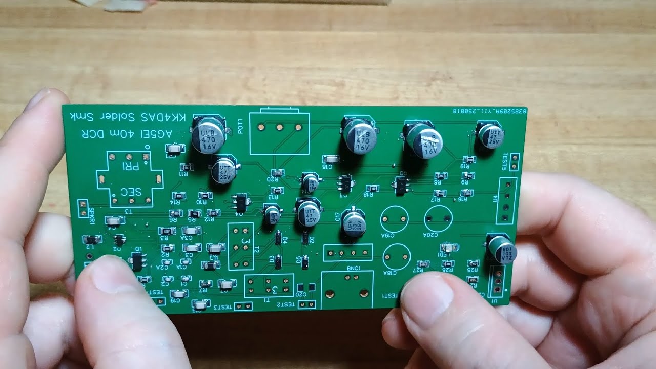 Сборка с прямой конверсией 40 м (дым припоя), часть 1