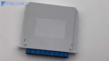 China factory FTTH SCAPC 1X8 plug-in Type Fiber Optic PLC Splitter Lgx Cassette Type