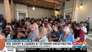 MILITARY MATTERS: Senator Jon Ossoff and leaders speak at Veterans Voices meeting in Columbus
For more Local News from WTVM: https://www.wtvm.com/
For more YouTube Content: https://www.youtube.com/channel/UCeP8xg9INfRJlFa7Q22JeBQ MILITARY MATTERS: Senator Jon Ossoff and leaders speak at Veterans Voices meeting in Columbus