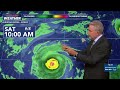 Lowell now a category 5 hurricane, forecast to make a northward turn this weekend