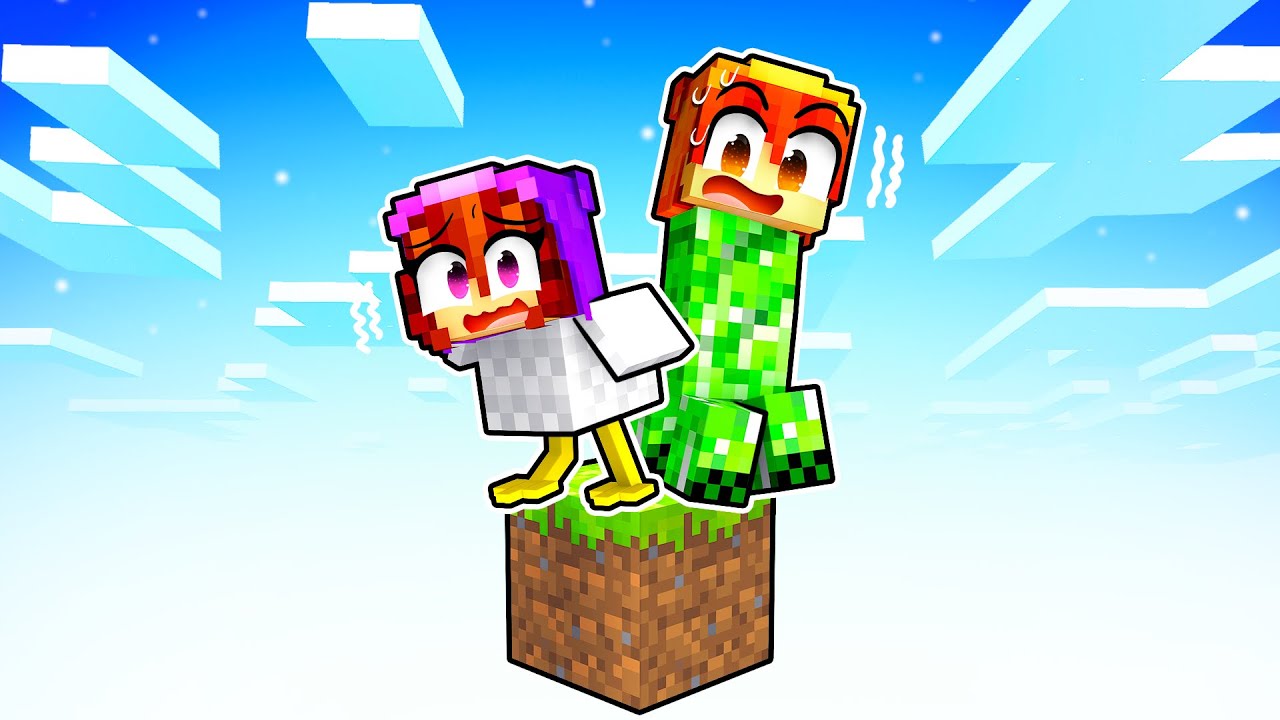 ONE BLOCK But We're MOBS In Minecraft!
