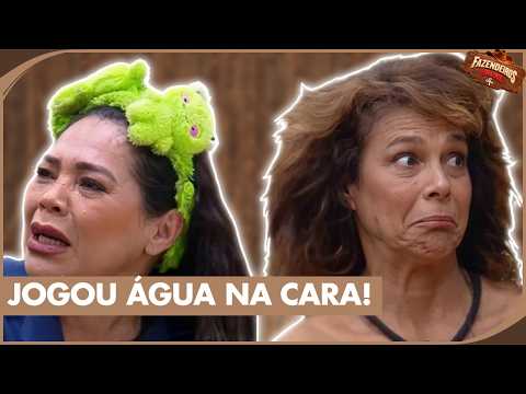 She went for it! Darlin throws water in Giovanna's face on The Farm and things get heated!