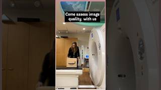 CT image quality testing! #medicalphysics #behindthescenes #shorts