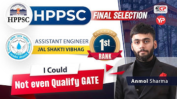 Rank 1 in HPPSC Assistant Engineer in Water Power Department Himachal Pradesh HPPSC exam 2024 | A...