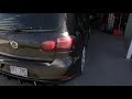 MK6 GTI xforce exhaust cold start with some revs