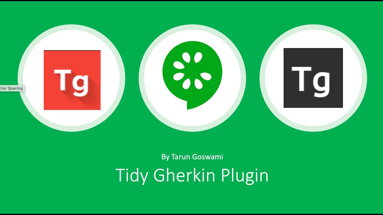 Tidy Gherkin Plugin YouTube tidy-gherkin-plugin-youtube