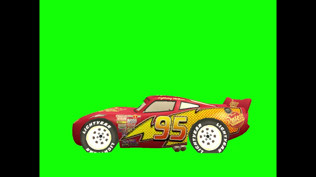 mcqueen cars green screen croma key YouTube