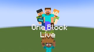 MINECRAFT One Block  LIVE WITH SUBSCRIBERS | ROAD TO 13K | MR GAMER 2.O