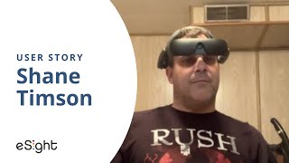 Blind Radio Host Shane Timson Uses eSight to Help Him at Work