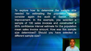 ABM62 Chapter 6 Confidence Interval Estimation Part 4