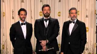 Ben Affleck on &quot;Argo&quot; winning best picture Oscar 2013