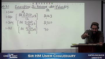 CAF 1 POST BATCH Sir Umer Lecture 63 A2