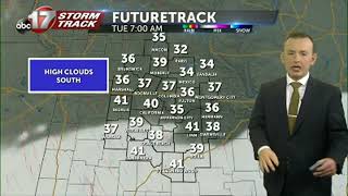 Tracking a quiet and mild week ahead