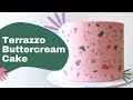 Terrazzo Buttercream Cake Tutorial!
