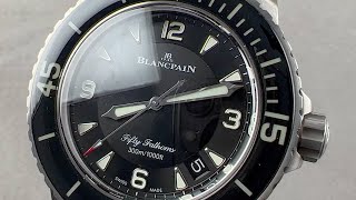 Blancpain Fifty Fathoms Titanium 5015-12B30-B52A Blancpain Watch Review
