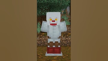 I Create Pennywise in Minecraft! #shorts