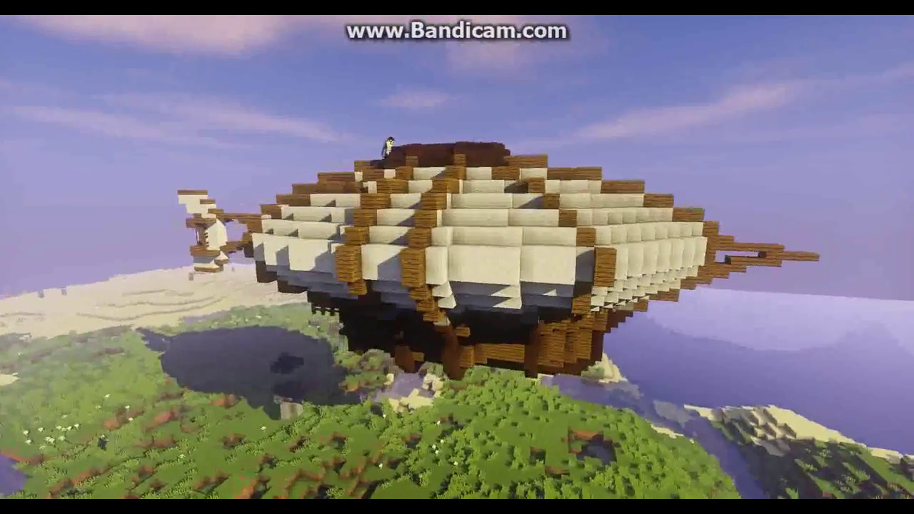 Minecraft-Ballon dirigeable - YouTube