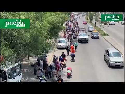 Caravana Migrante llega a Puebla, van por el “Sueño Americano”