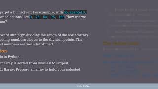 A Guide to Sampling n Numbers From a Sorted Array While Maximizing Distance