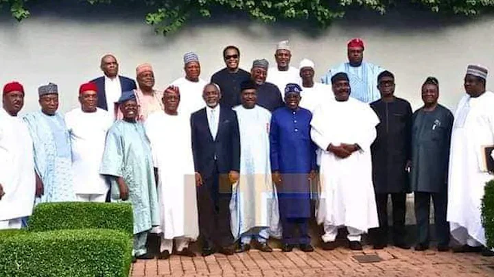 PRESIDENT BOLA TINUBU HOLD MEETING WITH CLASS OF 1999 GOVERNORS AT ASO VILLA