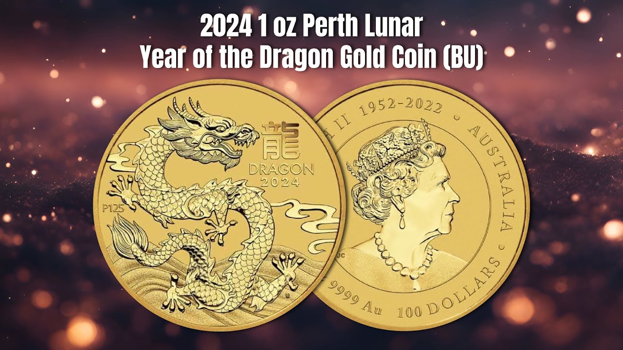 2024 1 oz Perth Lunar Year of the Dragon Gold Coin (BU) | BOLD Precious Metals