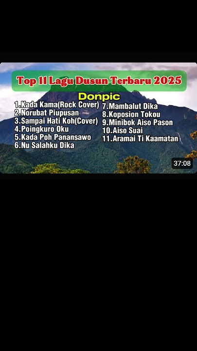 Top 11 Lagu Dusun Baru (Donpic) #lagudusun #sabahan #sabahsong #lagusabahan #lagubaru2025