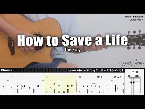 How to Save a Life - The Fray | Fingerstyle Guitar