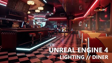 Lighting Study // Diner Environment // Unreal Engine 4.25