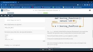 PYTHON ESSENTIALS - THE RETURN FUNCTION, RECURSIVE FUNCTIONS