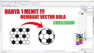 BELAJAR MUDAH TUTORIAL COREL DRAW TEKNIK CEPAT MEMBUAT OBJEK VECTOR BOLA TANPA RIBET !! screenshot 5