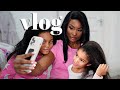 Vlog  girls night hair routines come train at home with me