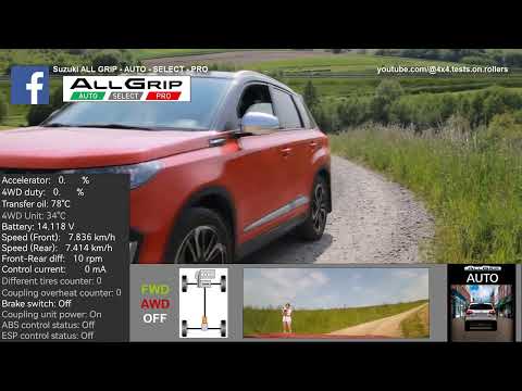 Dirt & stone road - AUTO mode - Suzuki Vitara  All Grip Select - @4x4.tests.on.rollers 