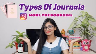 8 Types of Journals | Beginner journaling guide | Tips | Ideas | Moni - Thebookgirl