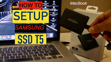 Samsung SSD T5 Setup MacBook