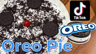 No Bake Oreo Pie Recipe How To Make An Oreo Pie Tiktok Oreo Pie Easy Oreo Pie Recipe